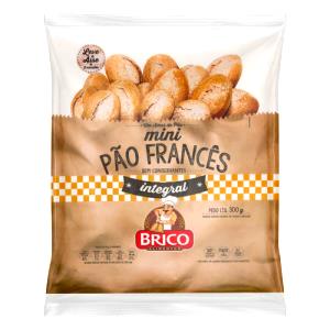 Quantas calorias em 1 Porçoes Pão Frances İntegral?