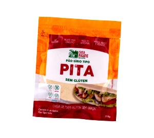 Quantas calorias em 1 Porçoes Pão Sírio Vegano Sem Glúten?