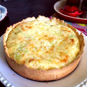Quantas calorias em 1 Porçoes Quiche De Alho Poró?