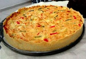 Quantas calorias em 1 Porçoes Quiche No Pimentao?