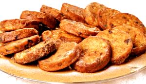 Quantas calorias em 1 Porçoes Rabanada De Forno?