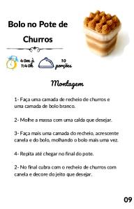 Quantas calorias em 1 Porçoes Recheio?