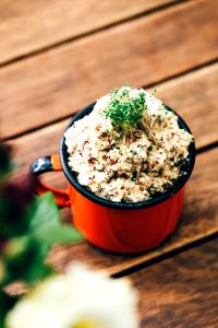 Quantas calorias em 1 Porçoes Ricota De Amêndoas?