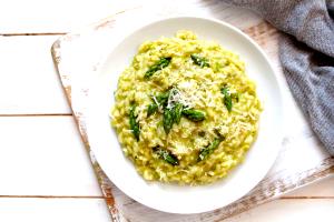 Quantas calorias em 1 Porçoes Risotto De Queijo?