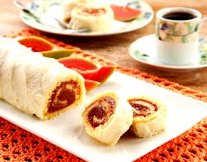 Quantas calorias em 1 Porçoes Rocambole Romeu E Julieta?