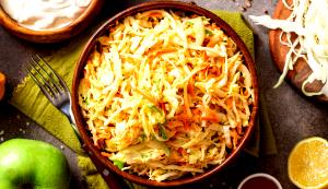 Quantas calorias em 1 Porçoes Salada De Repolho Branco Cru?