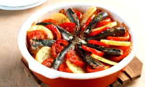Quantas calorias em 1 Porçoes Sardinhas Ao Forno?