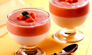 Quantas calorias em 1 Porçoes Smoothie Papaya Com Baunilha?