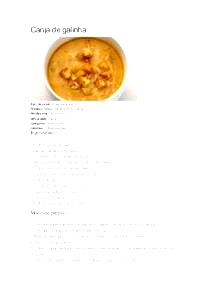 Quantas calorias em 1 Porçoes Sopa De Baixas Calorias?