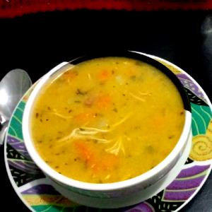 Quantas calorias em 1 Porçoes Sopa De Verdura Com Fuba?