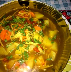 Quantas calorias em 1 Porçoes Sopa Gostosa?