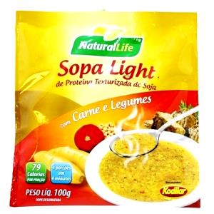 Quantas calorias em 1 Porçoes Sopão Light Sabor E Saúde?