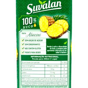 Quantas calorias em 1 Porçoes Suco Abacaxi - Nutri?