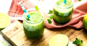 Quantas calorias em 1 Porçoes Suco De Agrião Com Limão?