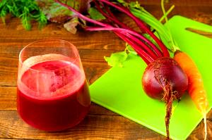 Quantas calorias em 1 Porçoes Suco De Beterraba Cenoura E Limao?