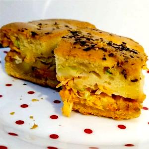 Quantas calorias em 1 Porçoes Torta De Abobrinha E Frango?