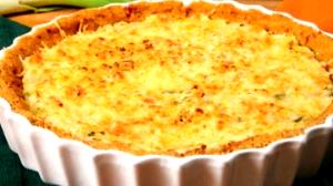 Quantas calorias em 1 Porçoes Torta De Alho Poró?