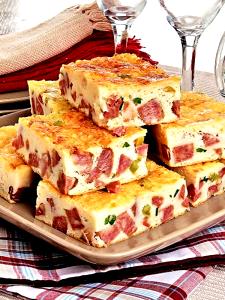 Quantas calorias em 1 Porçoes Torta De Calabresa?