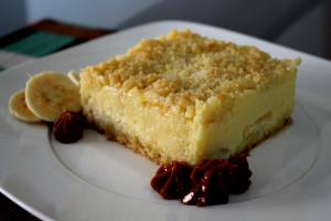 Quantas calorias em 1 Porçoes Torta Farofa De Banana?