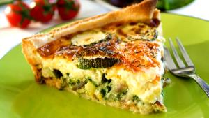 Quantas calorias em 1 Porçoes TORTA SALGADE DE ABOBRINHA?
