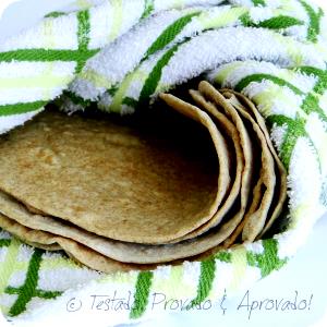 Quantas calorias em 1 Porçoes Tortilla Integral Caseira?