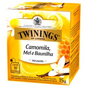 Quantas calorias em 1 sachê (1,5 g) Chá Camomila Mel e Baunilha?