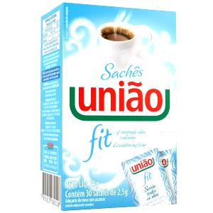 Quantas calorias em 1 sachê (2,5 g) Sachê União Fit?