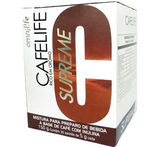 Quantas calorias em 1 sachê (5 g) Cafelife Sachê?
