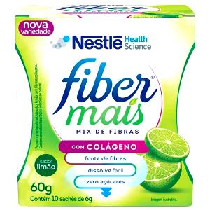 Quantas calorias em 1 sachê (6 g) Fiber Mais Limão?