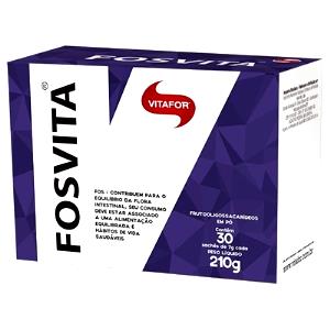 Quantas calorias em 1 sachê (7 g) Fosvita?
