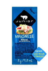 Quantas calorias em 1 sachê (8 g) Maionese?