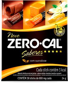 Quantas calorias em 1 sachê Zero Cal Sabores?