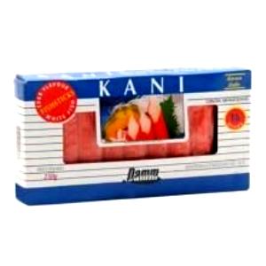 Quantas calorias em 1 unidade (14,3 g) Kani Kama?