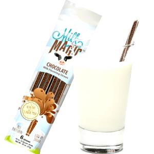 Quantas calorias em 1 unidade (20 g) Canudo Sabor Leite?