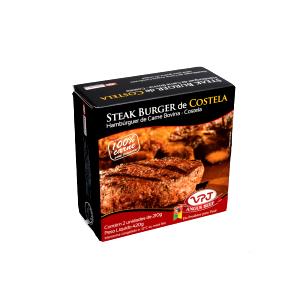 Quantas calorias em 1 unidade (210 g) Steak Burger de Costela?