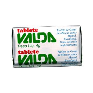 Quantas calorias em 1 unidade (4 g) Goma de Mascar?