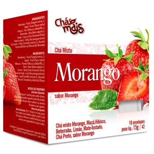 Quantas calorias em 1 xícara (200 ml) Chá de Morango?