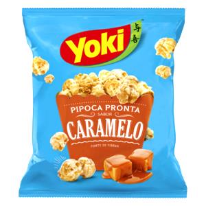 Quantas calorias em 1 xícara (25 g) Pipoca Pronta Sabor Caramelo?