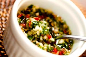 Quantas calorias em 1 Xícara Chimichurri?