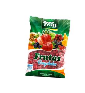 Quantas calorias em 1 Xícara Framboesas Congeladas?