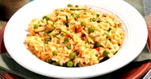 Quantas calorias em 1 Xícara Risoto de Frango?