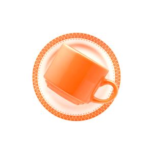 Quantas calorias em 1 Xícara, Seção Tangerina?