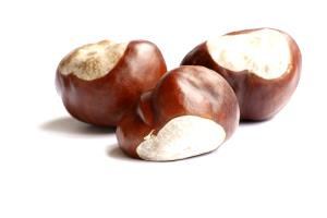 Quantas calorias em 1 Xícara, Fatiado (124,0 G) Castanhas de água, cruas?