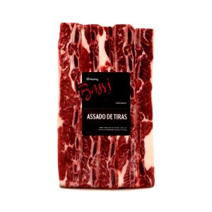 Quantas calorias em 100 g Assado de Tiras?