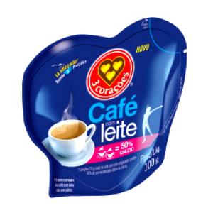 Quantas calorias em 100 G Café com Leite Desnatado?