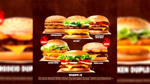 Quantas calorias em 100 g Chicken Duplo?