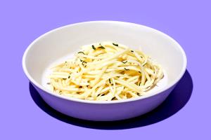 Quantas calorias em 100 G Espaguete de Pupunha?