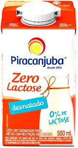 Quantas calorias em 100 g Leite Desnatado Zero Lactose?