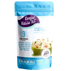 Quantas calorias em 100 g Massa Alimentícia de Konjac tipo Arroz?