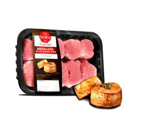 Quantas calorias em 100 g Medalhão Suíno?